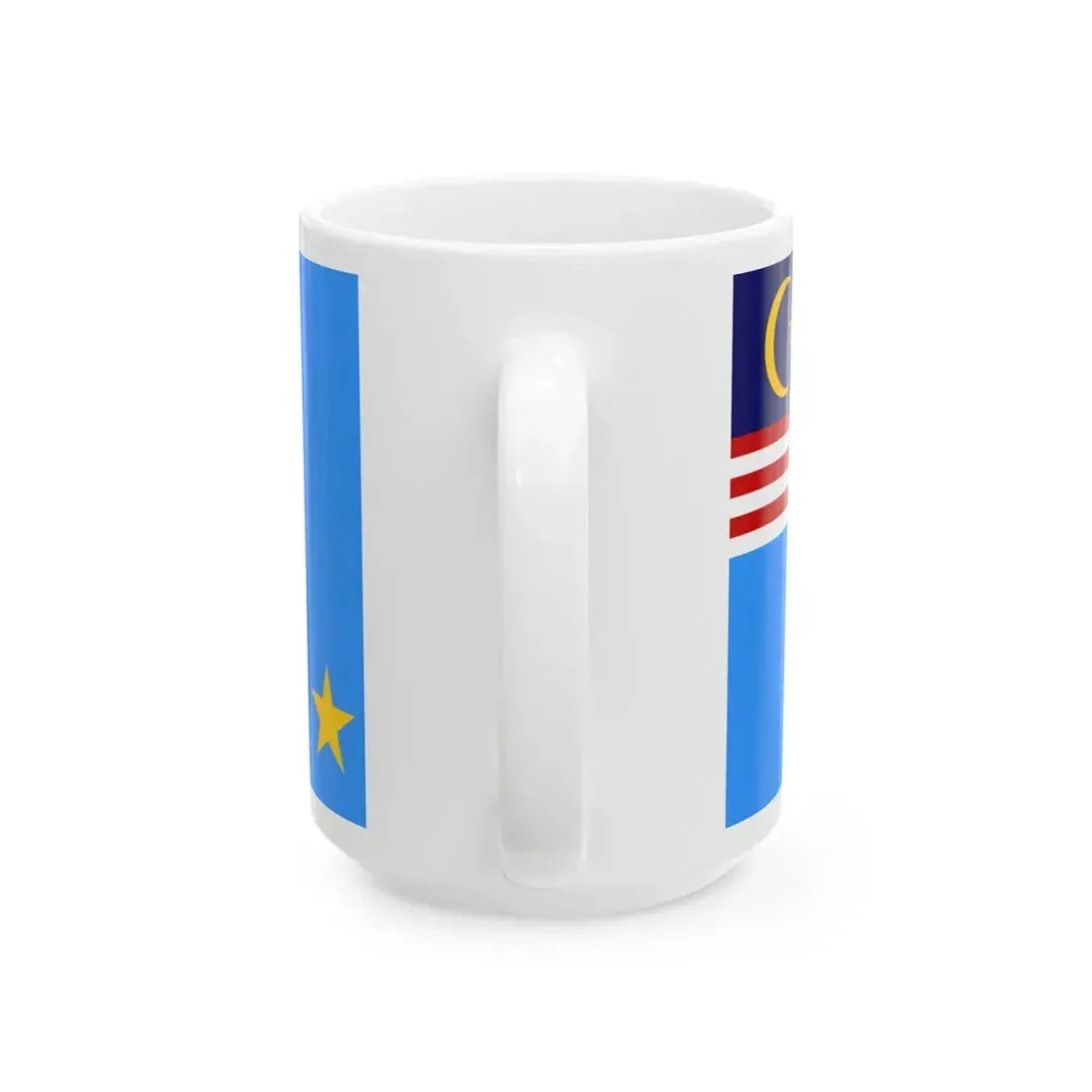 Flag of the Chief of the Royal Malaysian Air Force (Malaysia) White Coffee Mug - Go Mug Yourself