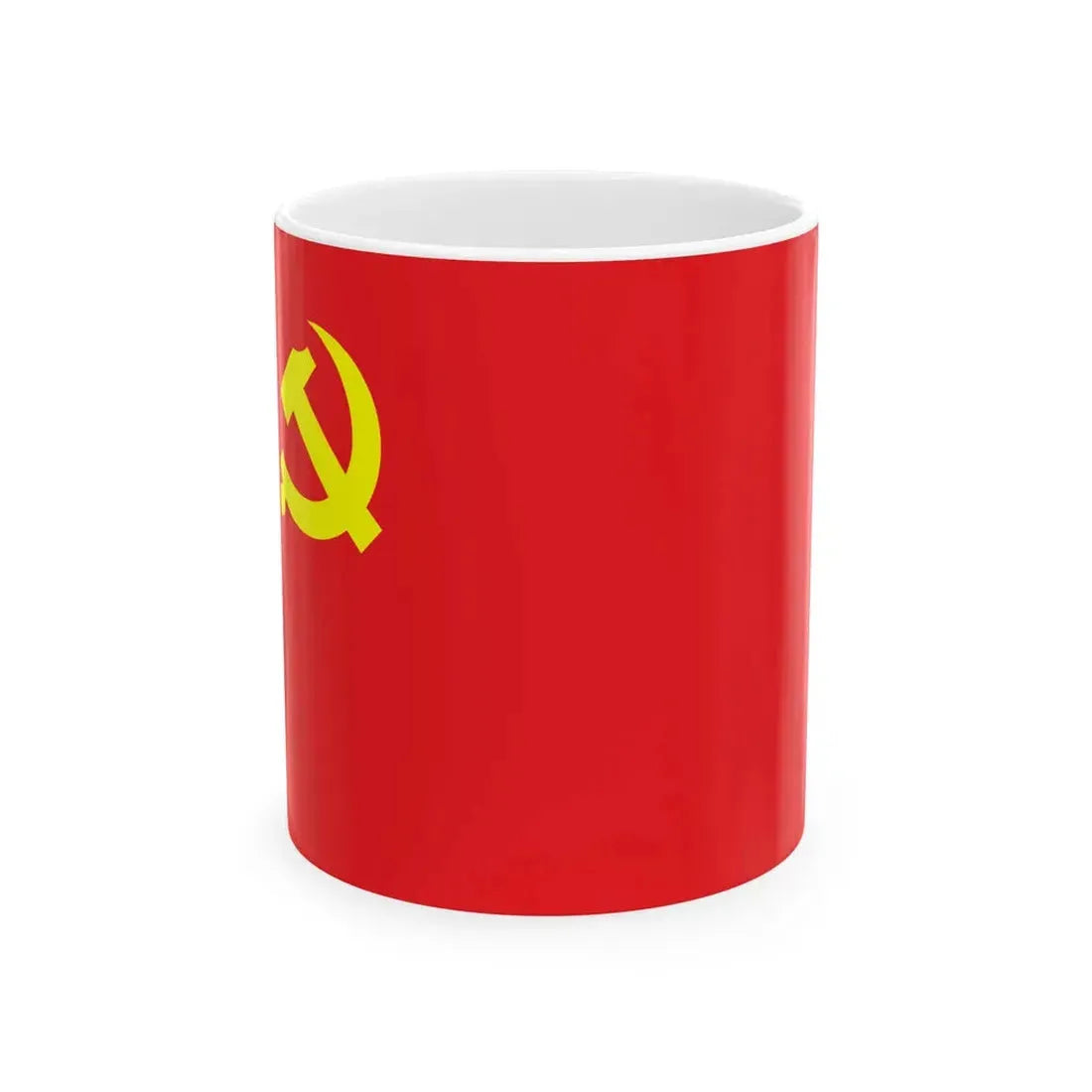 Flag of the Chinese Communist Party (China) White Coffee Mug 11oz - Go Mug Yourself