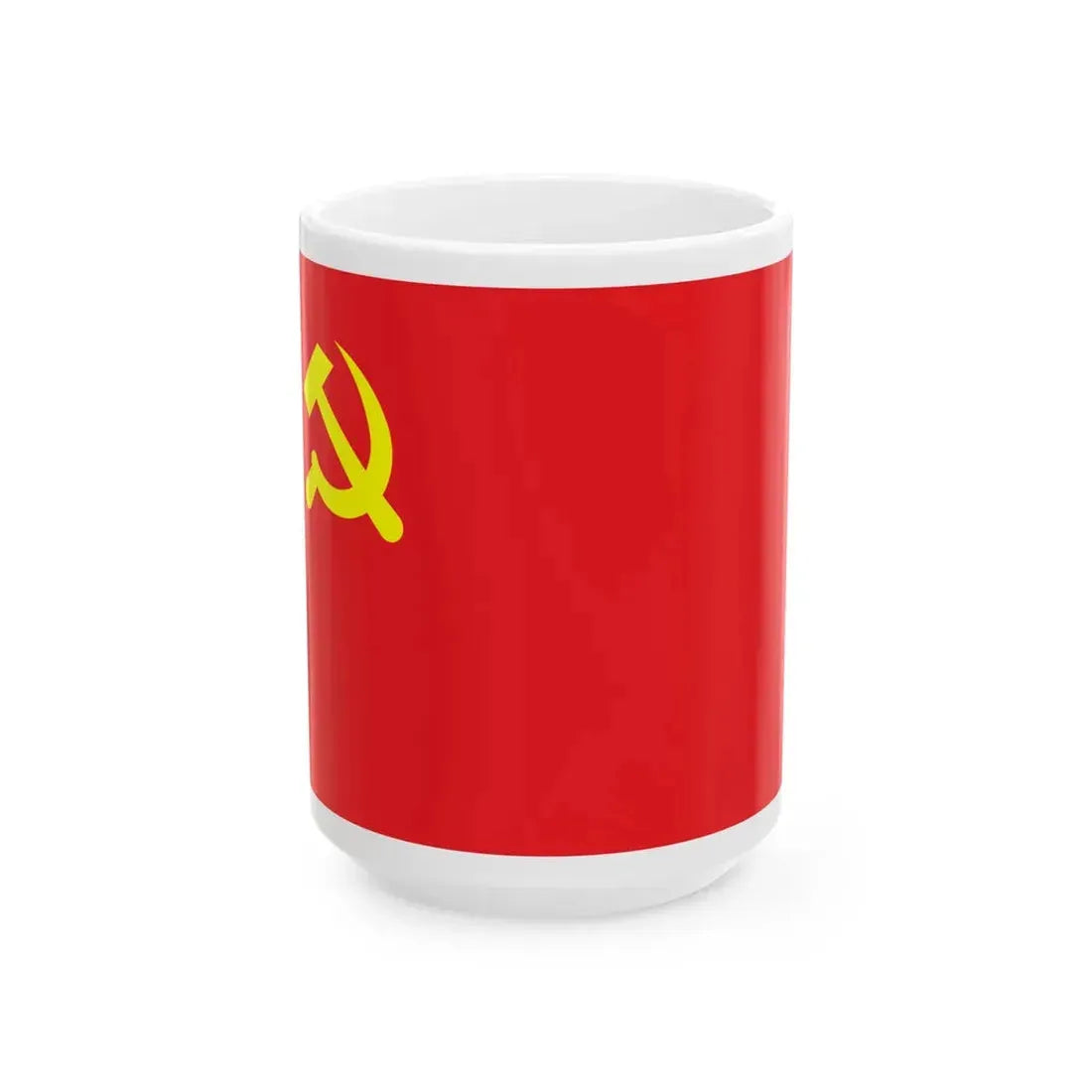 Flag of the Chinese Communist Party Pre-1996 (China) White Coffee Mug 15oz - Go Mug Yourself