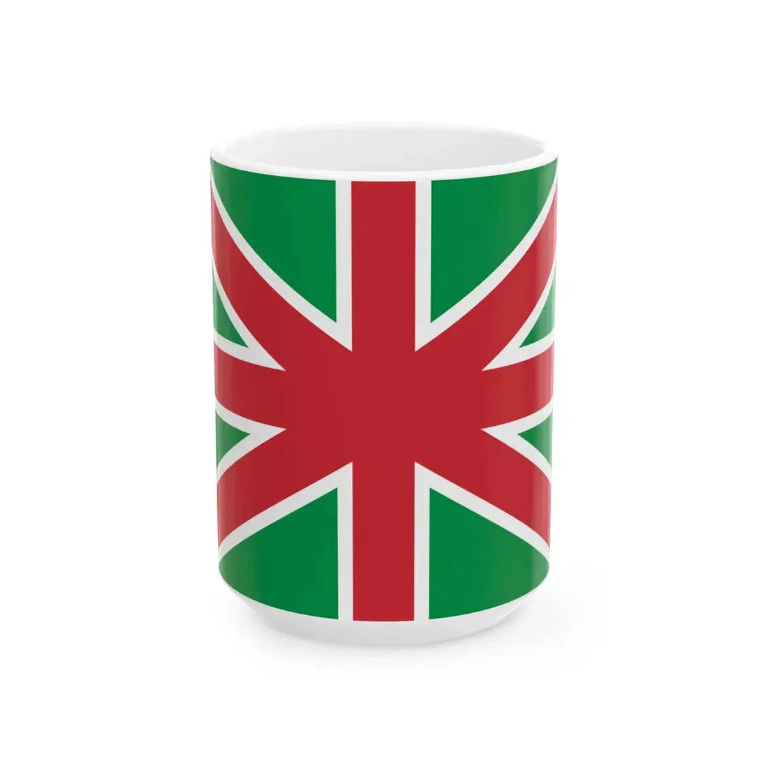 Flag of the Circolo Nautico Posillipo (Italy) White Coffee Mug 15oz - Go Mug Yourself