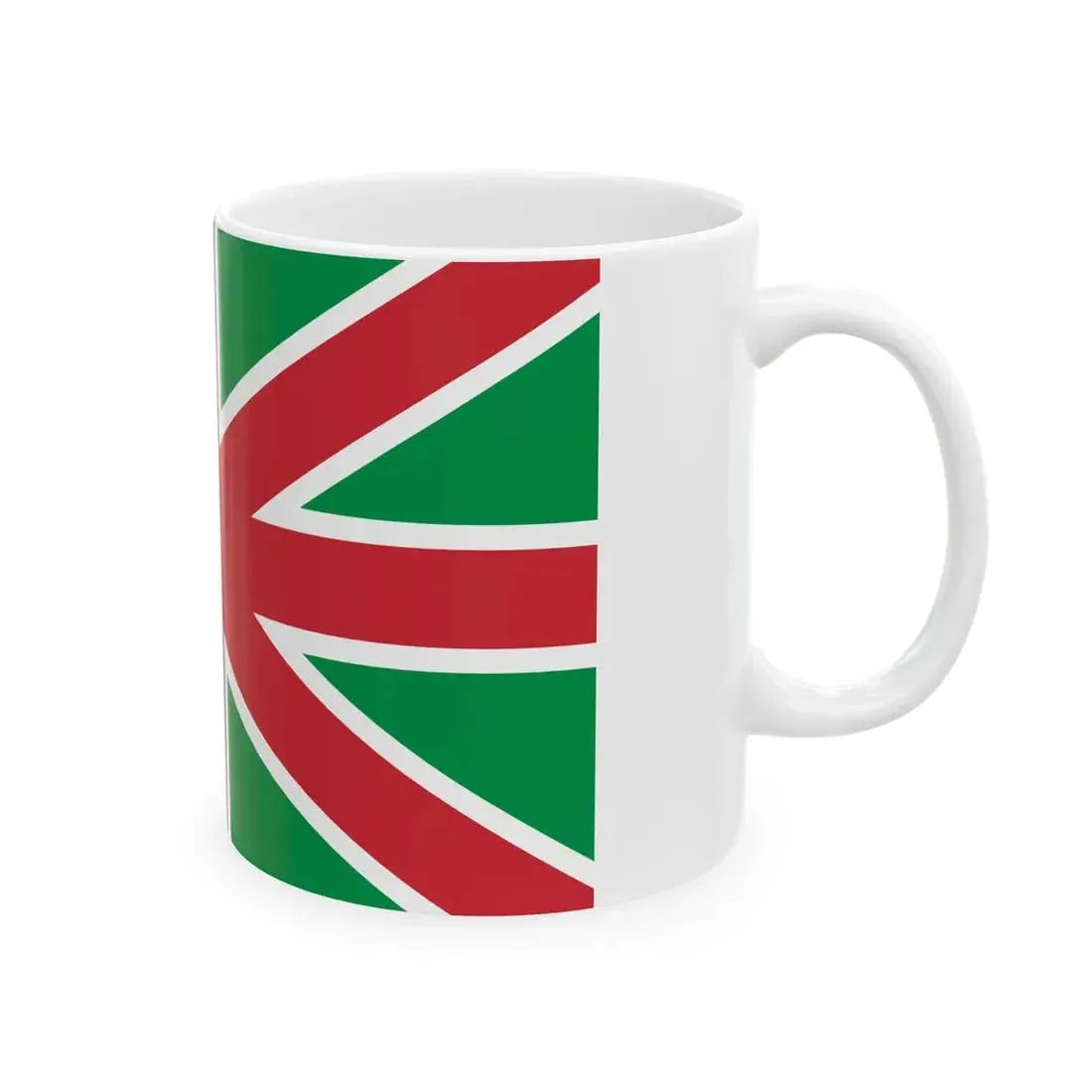 Flag of the Circolo Nautico Posillipo (Italy) White Coffee Mug - Go Mug Yourself