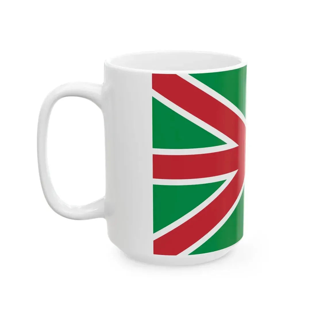 Flag of the Circolo Nautico Posillipo (Italy) White Coffee Mug - Go Mug Yourself