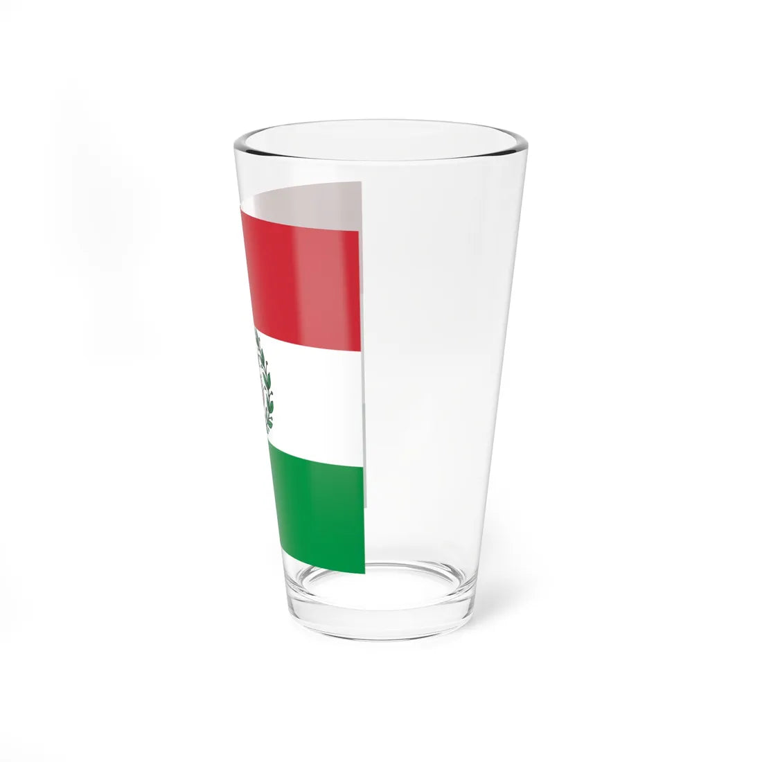 Flag of the Cispadane Republic (Italy) Pint Glass 16oz - Go Mug Yourself
