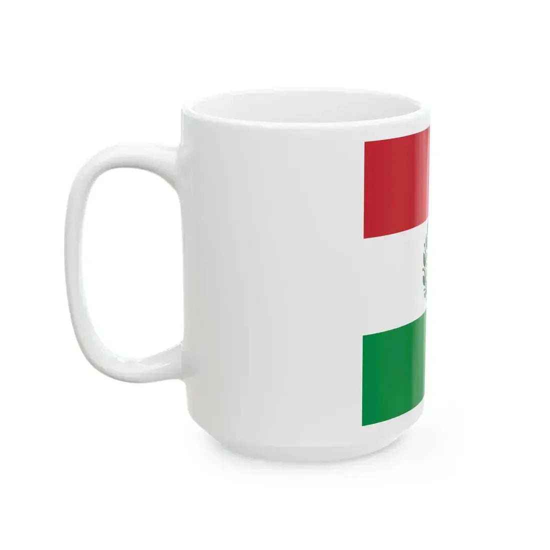 Flag of the Cispadane Republic (Italy) White Coffee Mug - Go Mug Yourself