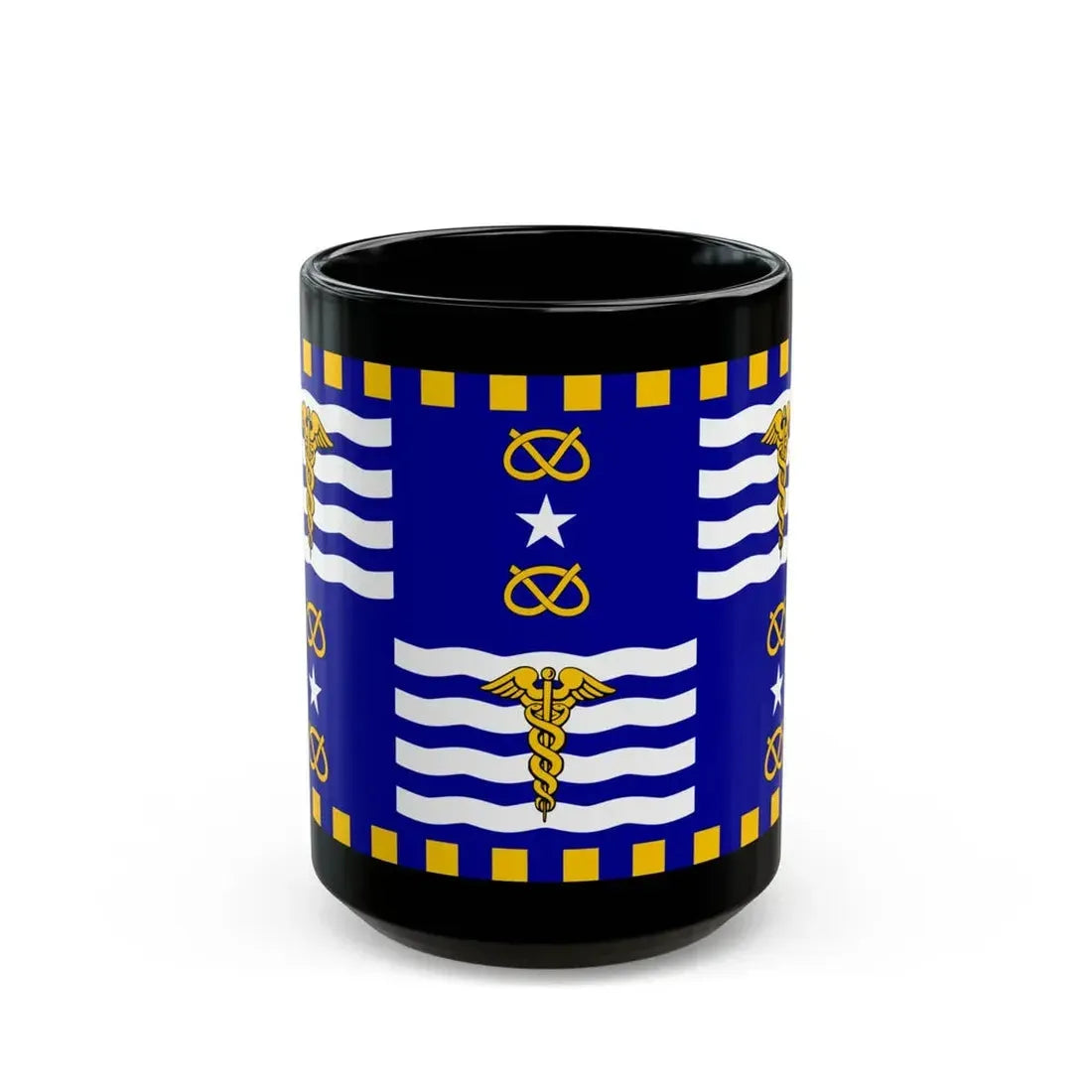 Flag of the City of Brisbane Australia - Black Coffee Mug 15oz - Go Mug Yourself