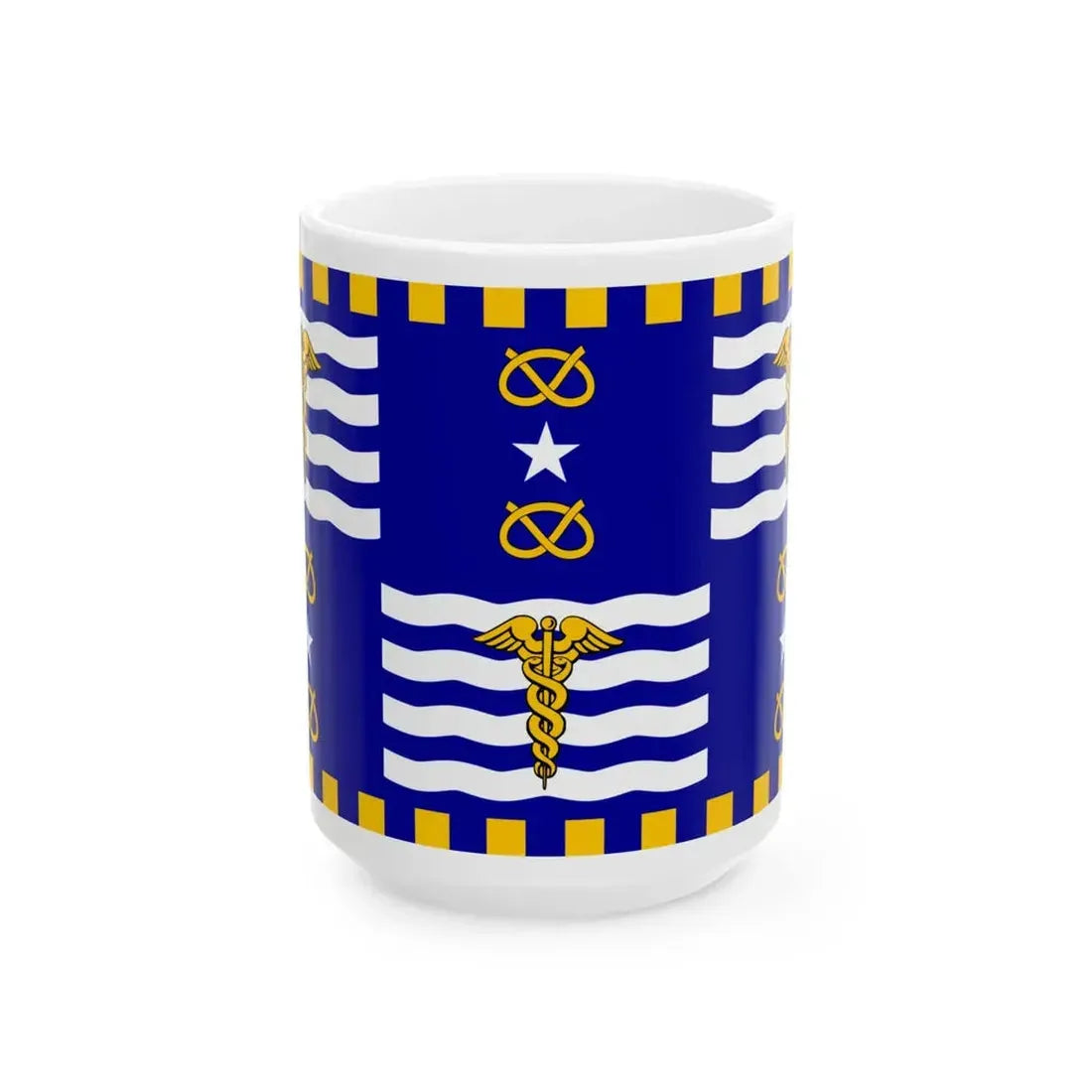 Flag of the City of Brisbane Australia - White Coffee Mug 15oz - Go Mug Yourself