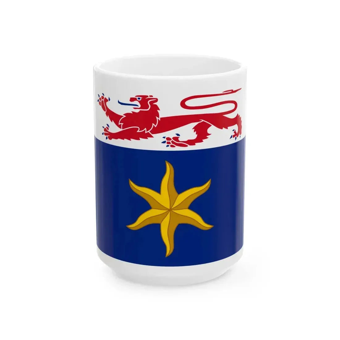 Flag of the City of Hobart Australia - White Coffee Mug 15oz - Go Mug Yourself