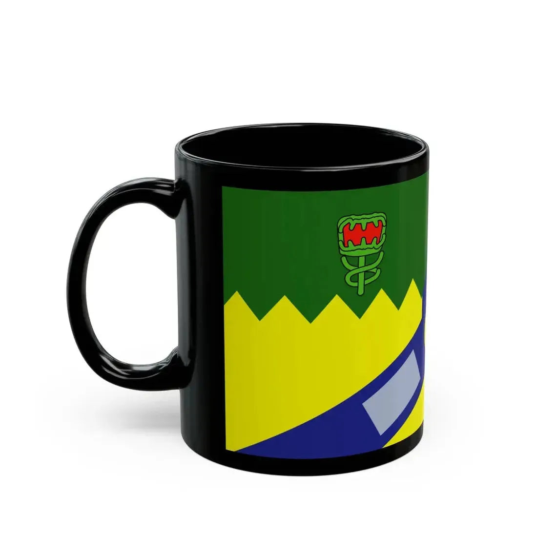 Flag of the City of Launceston Australia - Black Coffee Mug - Go Mug Yourself