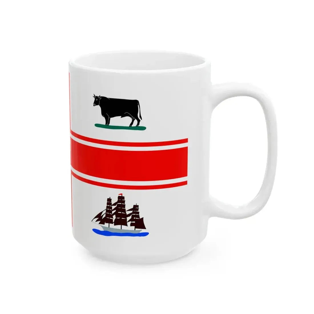 Flag of the City of Melbourne Australia - White Coffee Mug - Go Mug Yourself