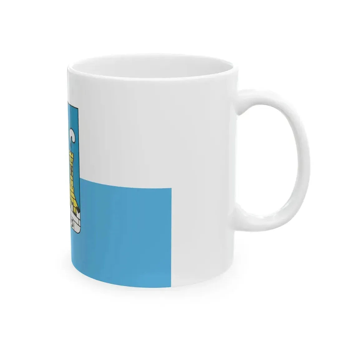 Flag of the City of San Marino (San Marino) White Coffee Mug - Go Mug Yourself
