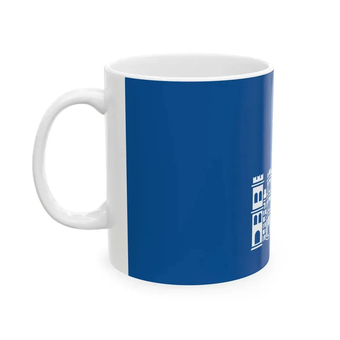 Flag of the City of Split (Croatia) White Coffee Mug - Go Mug Yourself