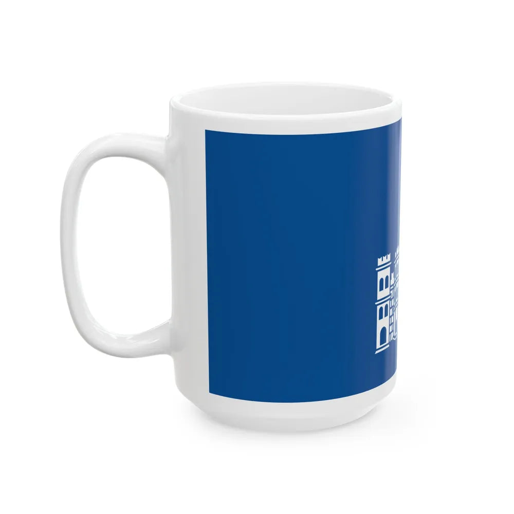 Flag of the City of Split (Croatia) White Coffee Mug - Go Mug Yourself
