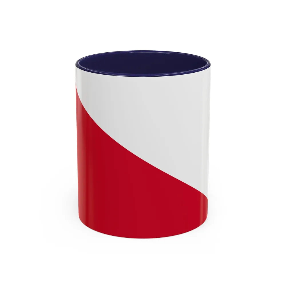 Flag of the City of Utrecht the capital of the province of Utrecht Netherlands - Accent Coffee Mug 11oz Navy - Go Mug Yourself