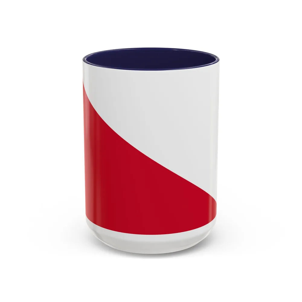 Flag of the City of Utrecht the capital of the province of Utrecht Netherlands - Accent Coffee Mug 15oz Navy - Go Mug Yourself
