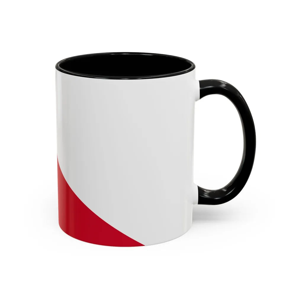 Flag of the City of Utrecht the capital of the province of Utrecht Netherlands - Accent Coffee Mug - Go Mug Yourself