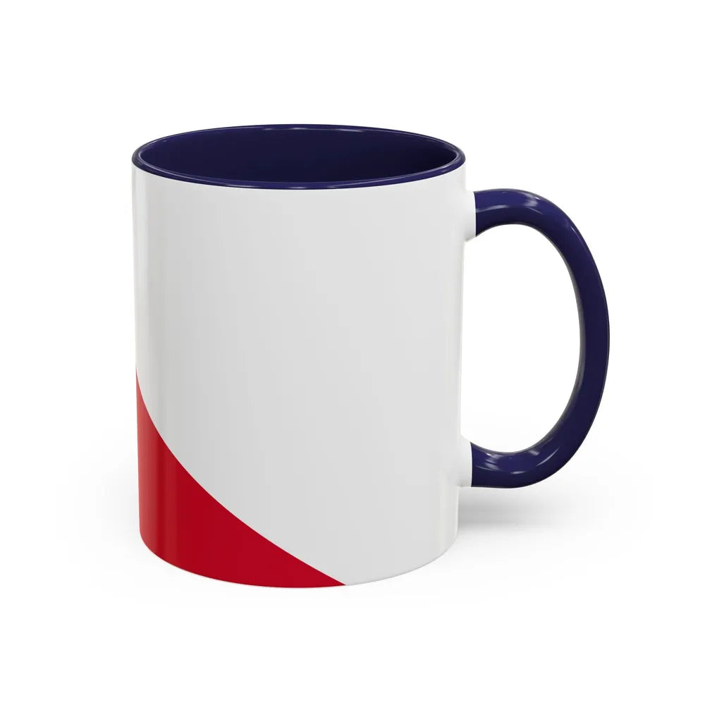 Flag of the City of Utrecht the capital of the province of Utrecht Netherlands - Accent Coffee Mug - Go Mug Yourself