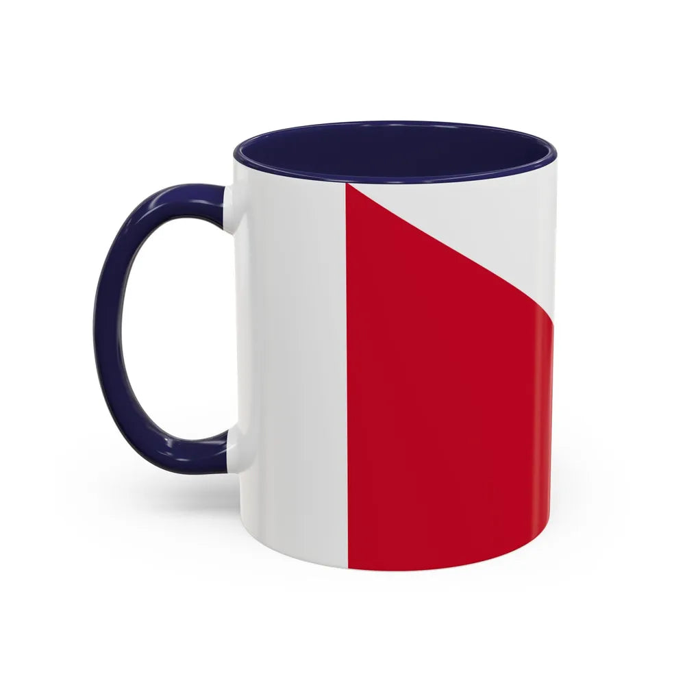 Flag of the City of Utrecht the capital of the province of Utrecht Netherlands - Accent Coffee Mug - Go Mug Yourself