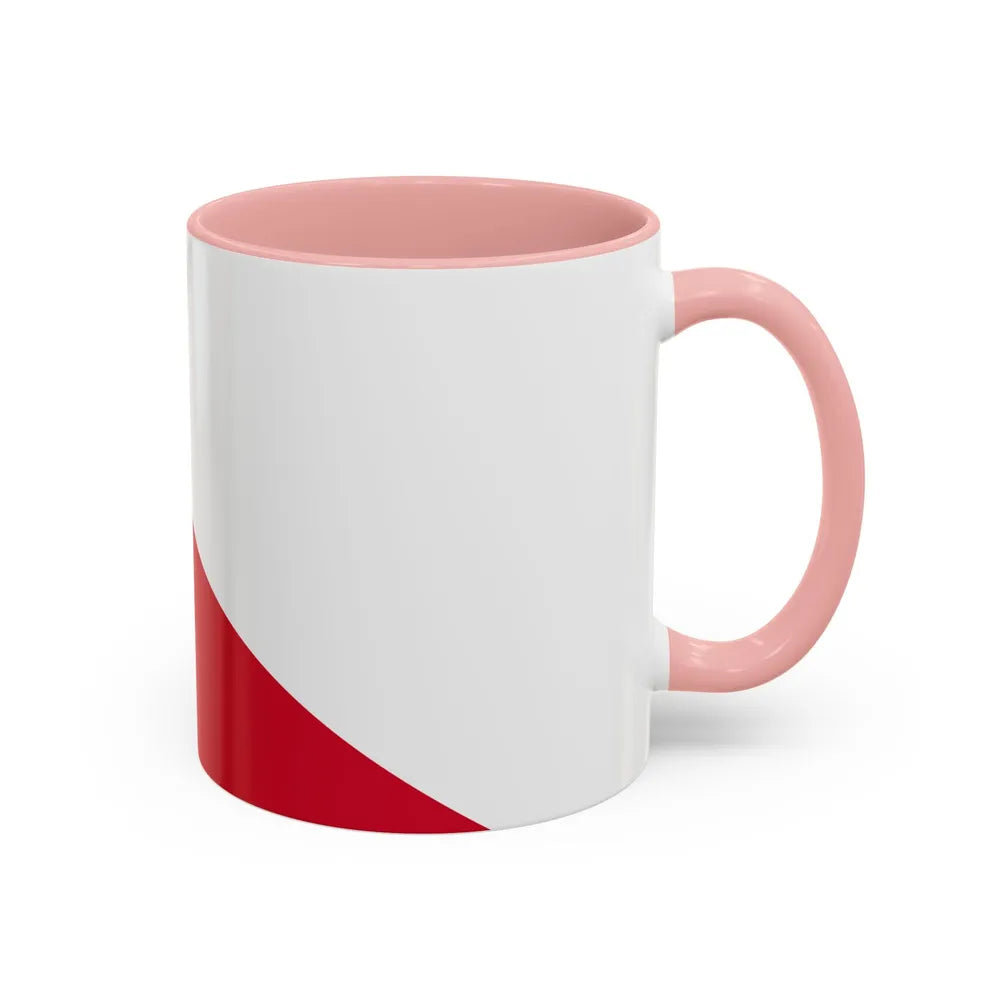 Flag of the City of Utrecht the capital of the province of Utrecht Netherlands - Accent Coffee Mug - Go Mug Yourself