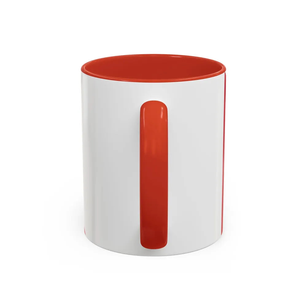 Flag of the City of Utrecht the capital of the province of Utrecht Netherlands - Accent Coffee Mug - Go Mug Yourself