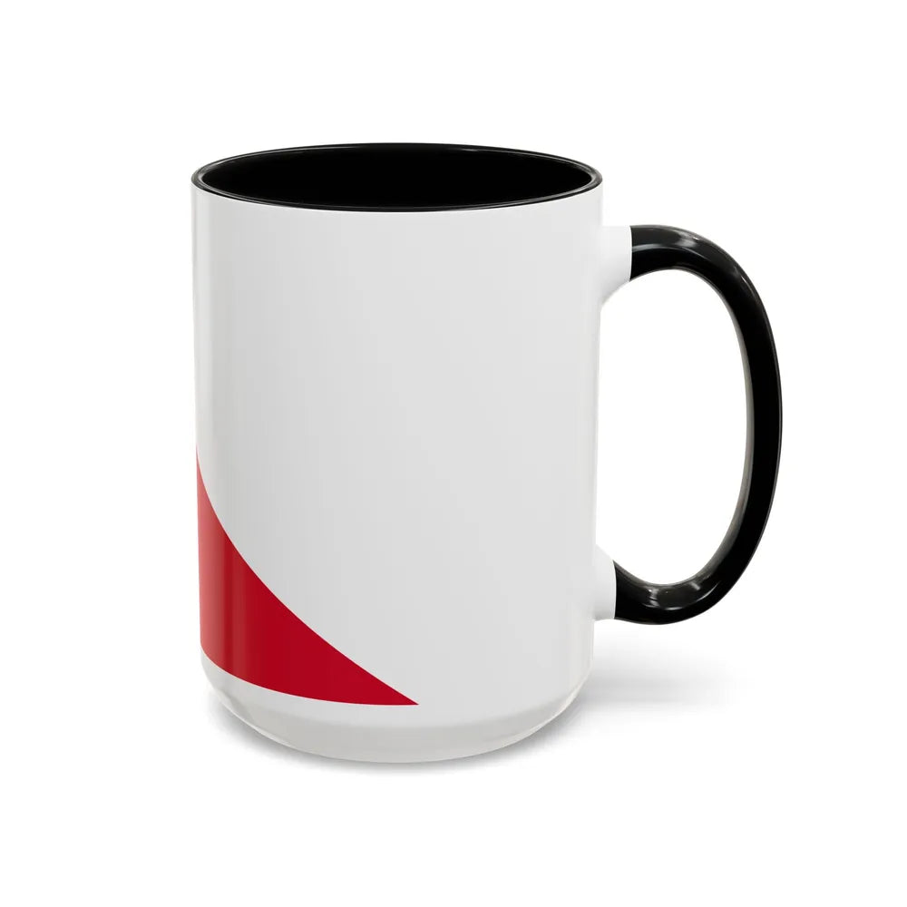 Flag of the City of Utrecht the capital of the province of Utrecht Netherlands - Accent Coffee Mug - Go Mug Yourself