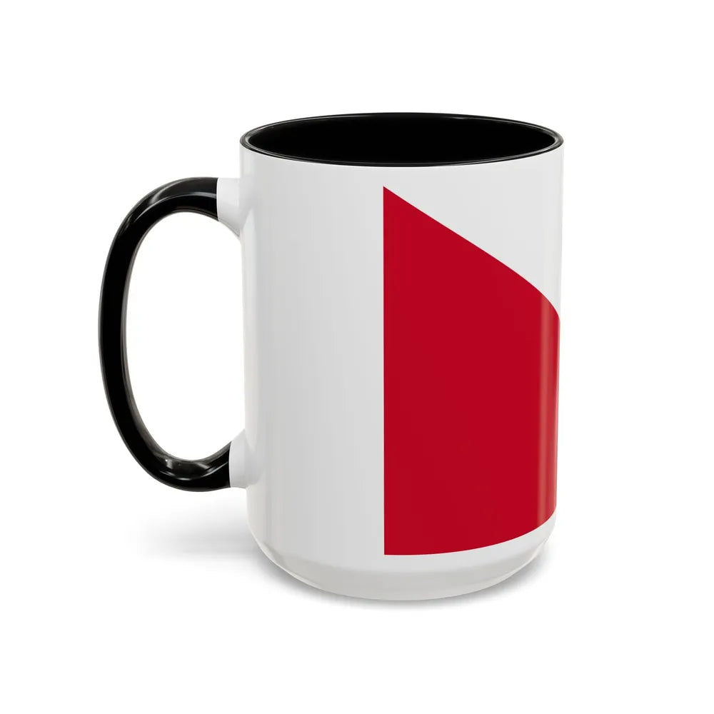 Flag of the City of Utrecht the capital of the province of Utrecht Netherlands - Accent Coffee Mug - Go Mug Yourself
