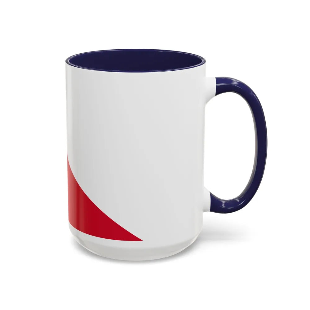 Flag of the City of Utrecht the capital of the province of Utrecht Netherlands - Accent Coffee Mug - Go Mug Yourself