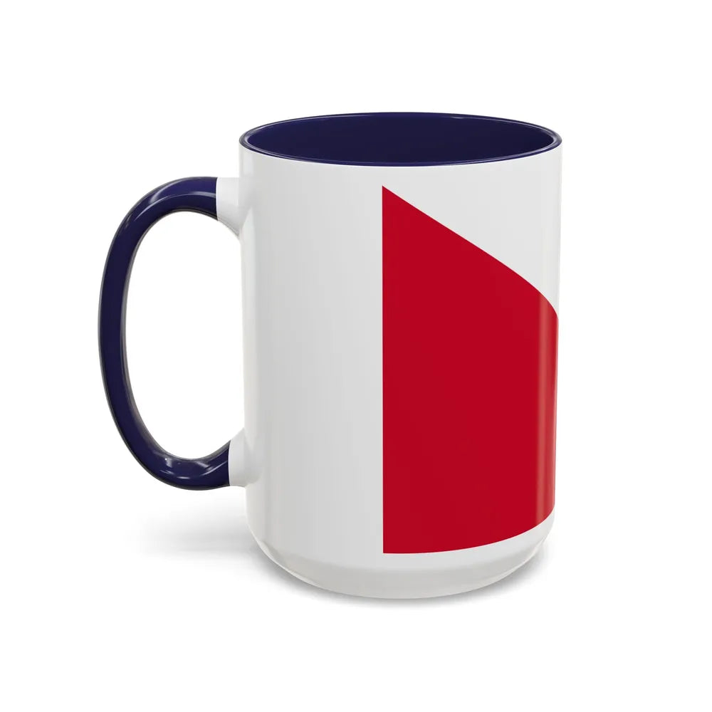 Flag of the City of Utrecht the capital of the province of Utrecht Netherlands - Accent Coffee Mug - Go Mug Yourself
