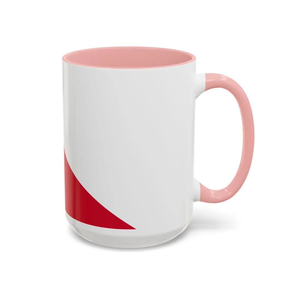 Flag of the City of Utrecht the capital of the province of Utrecht Netherlands - Accent Coffee Mug - Go Mug Yourself