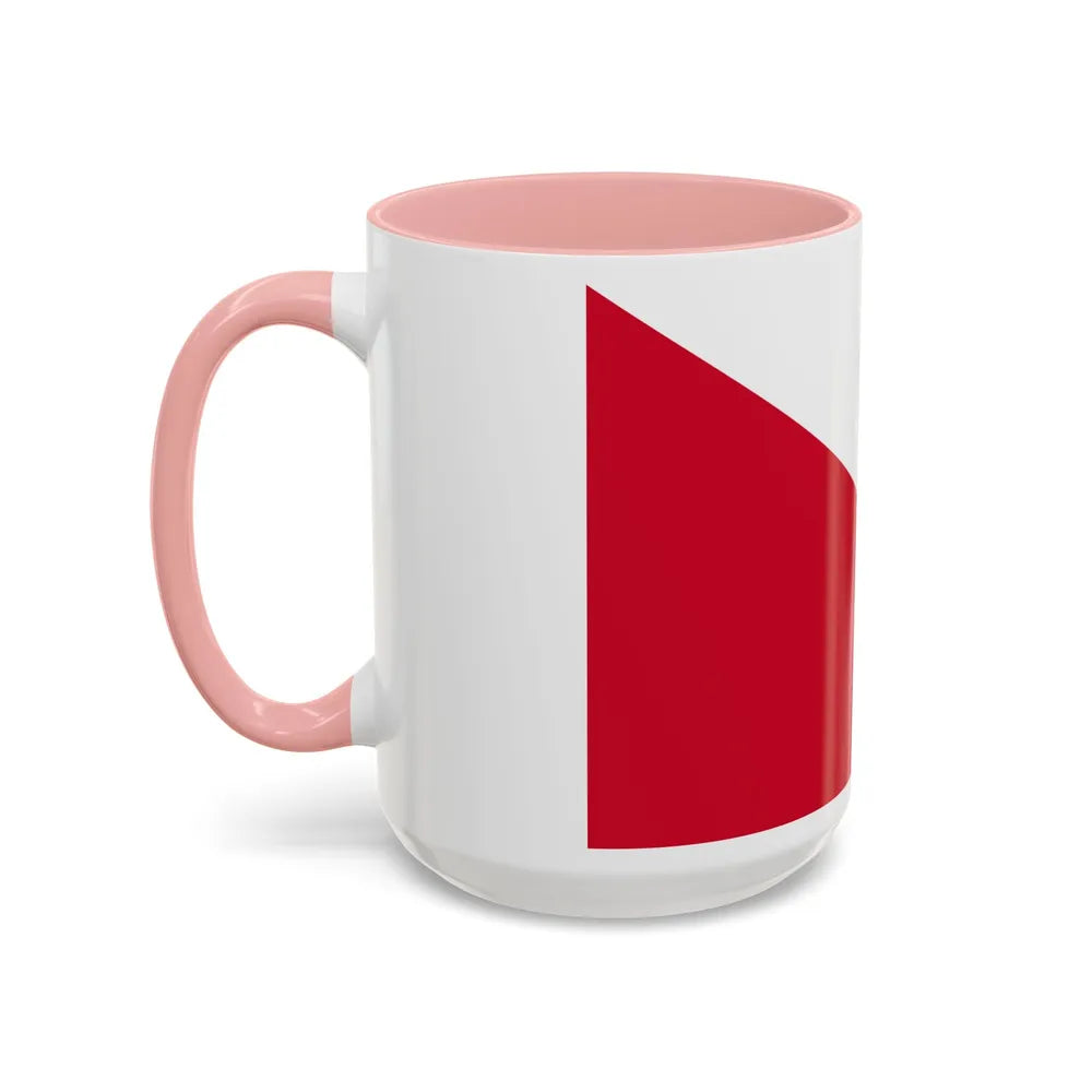 Flag of the City of Utrecht the capital of the province of Utrecht Netherlands - Accent Coffee Mug - Go Mug Yourself
