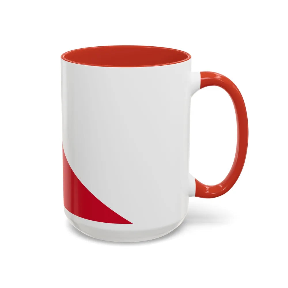 Flag of the City of Utrecht the capital of the province of Utrecht Netherlands - Accent Coffee Mug - Go Mug Yourself