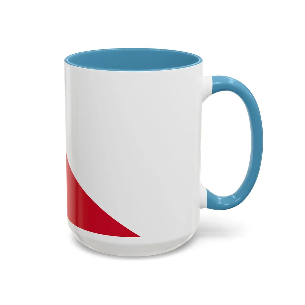 Flag of the City of Utrecht the capital of the province of Utrecht Netherlands - Accent Coffee Mug - Go Mug Yourself