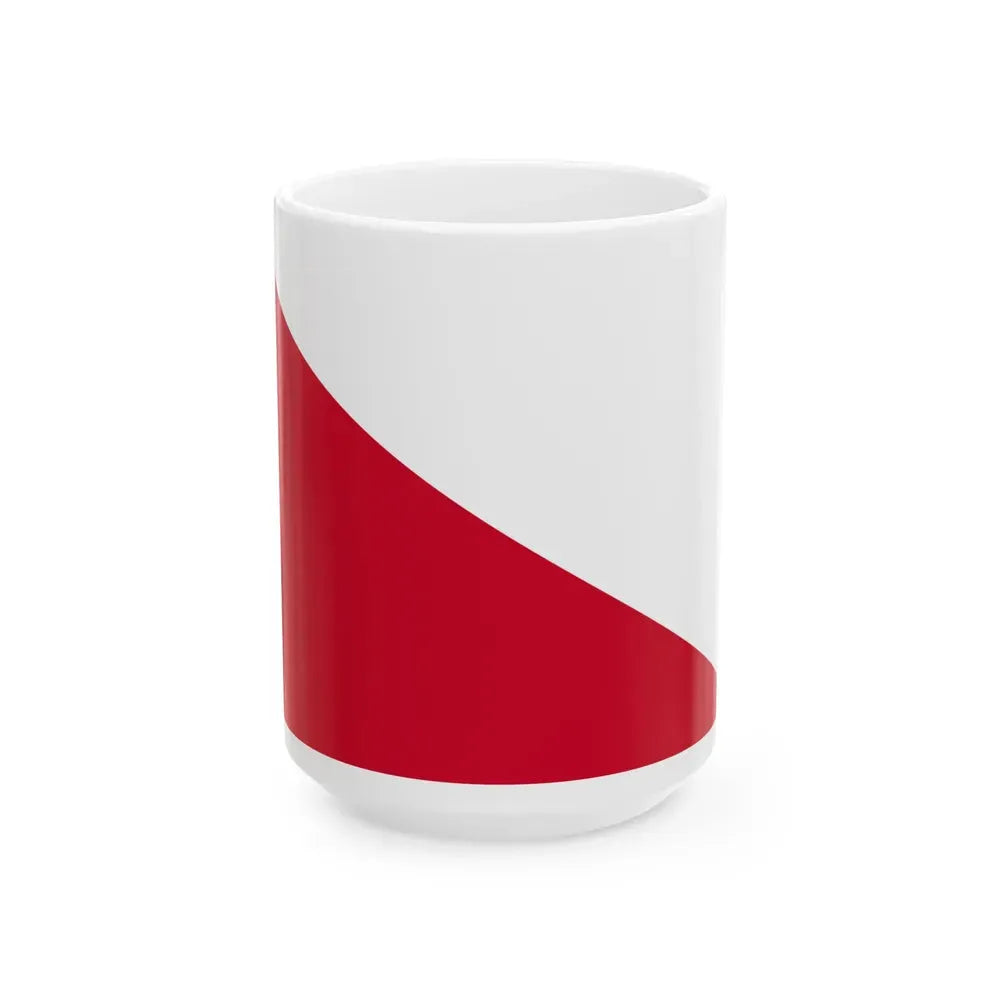 Flag of the City of Utrecht the capital of the province of Utrecht Netherlands - White Coffee Mug 15oz - Go Mug Yourself