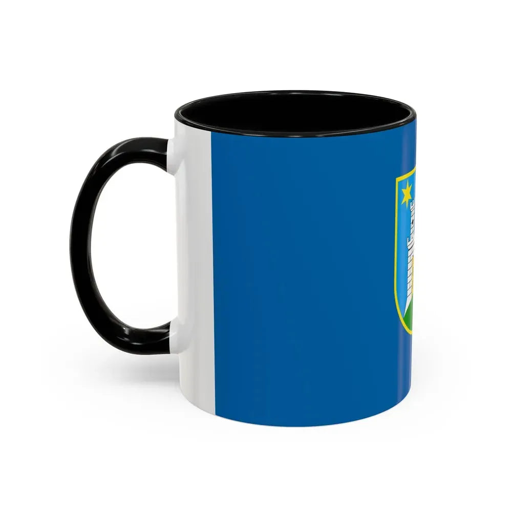Flag of the City of Zagreb Croatia - Accent Coffee Mug - Go Mug Yourself