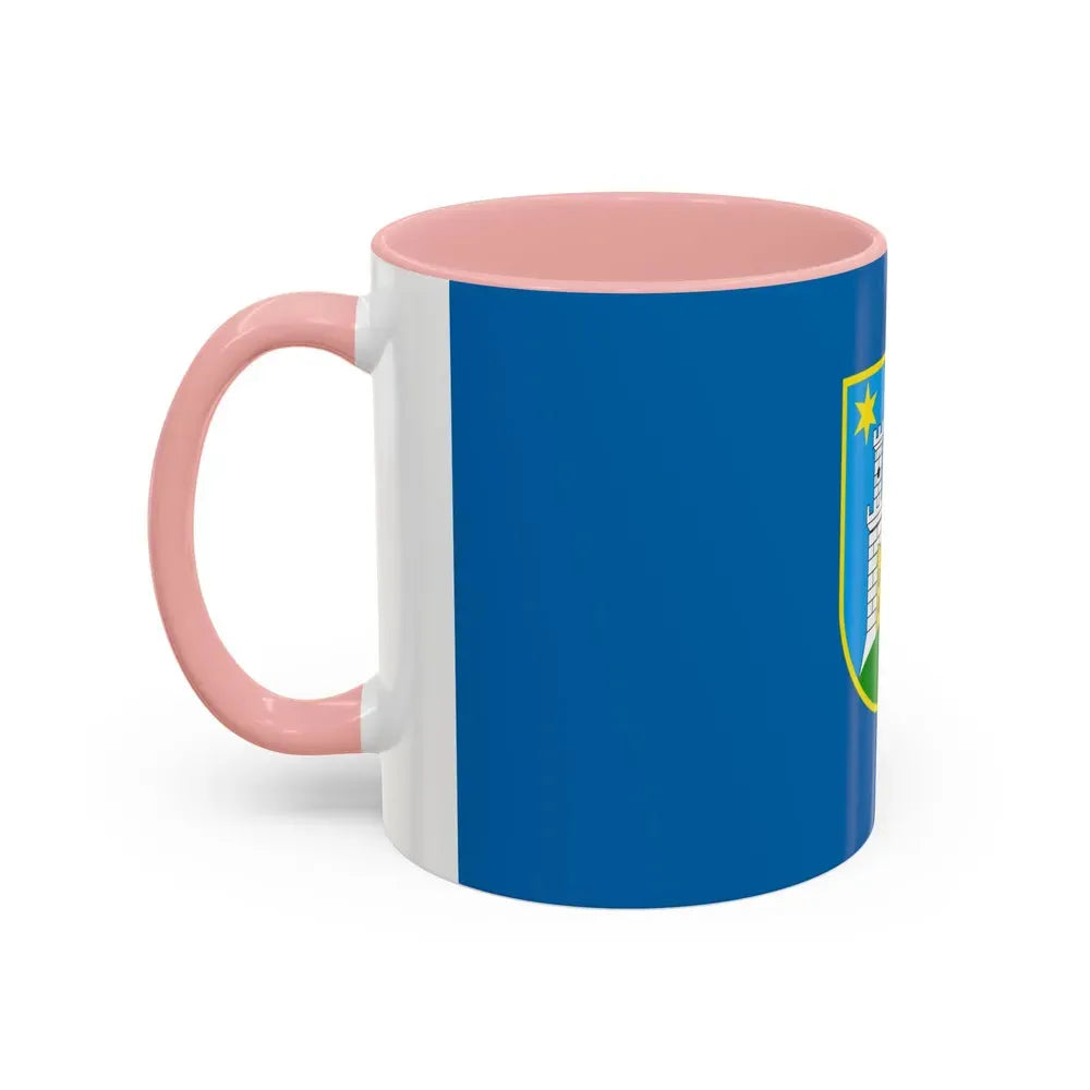 Flag of the City of Zagreb Croatia - Accent Coffee Mug - Go Mug Yourself