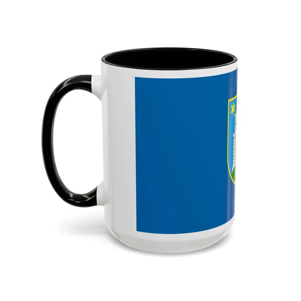Flag of the City of Zagreb Croatia - Accent Coffee Mug - Go Mug Yourself
