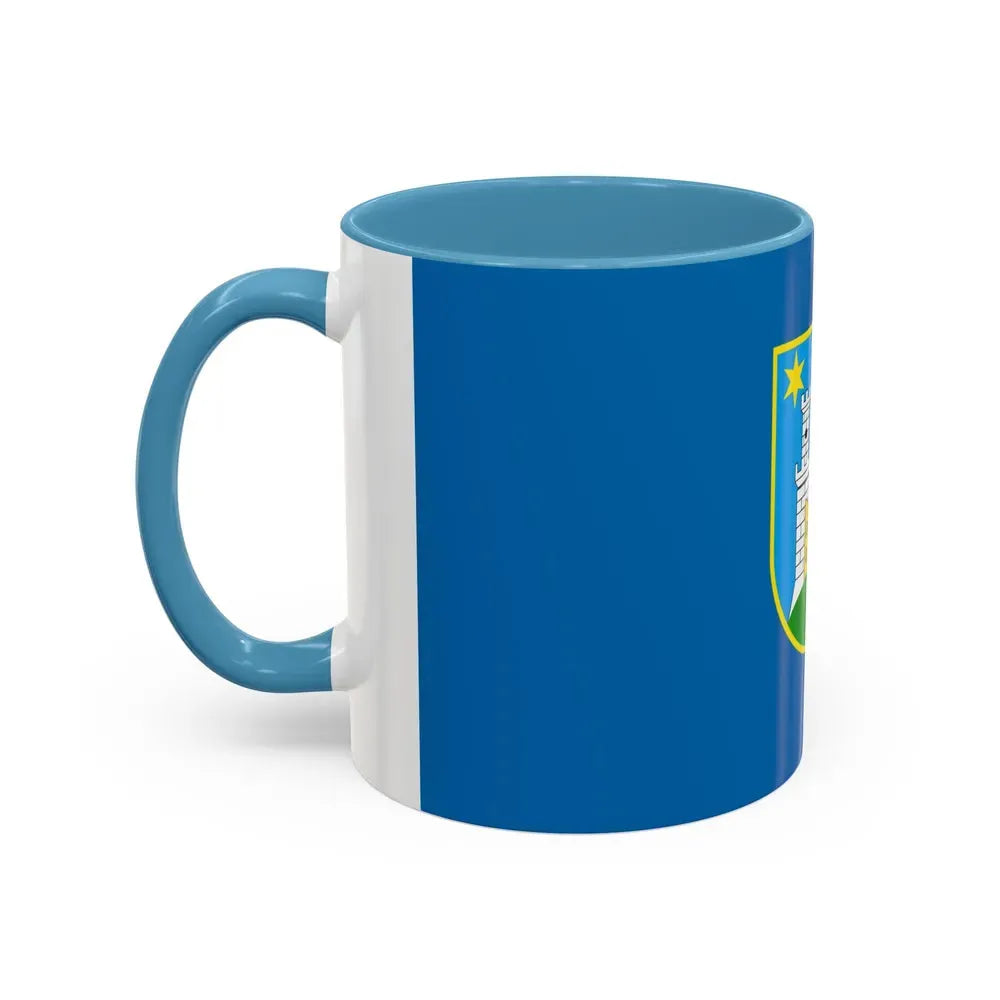 Flag of the City of Zagreb Croatia - Accent Coffee Mug - Go Mug Yourself