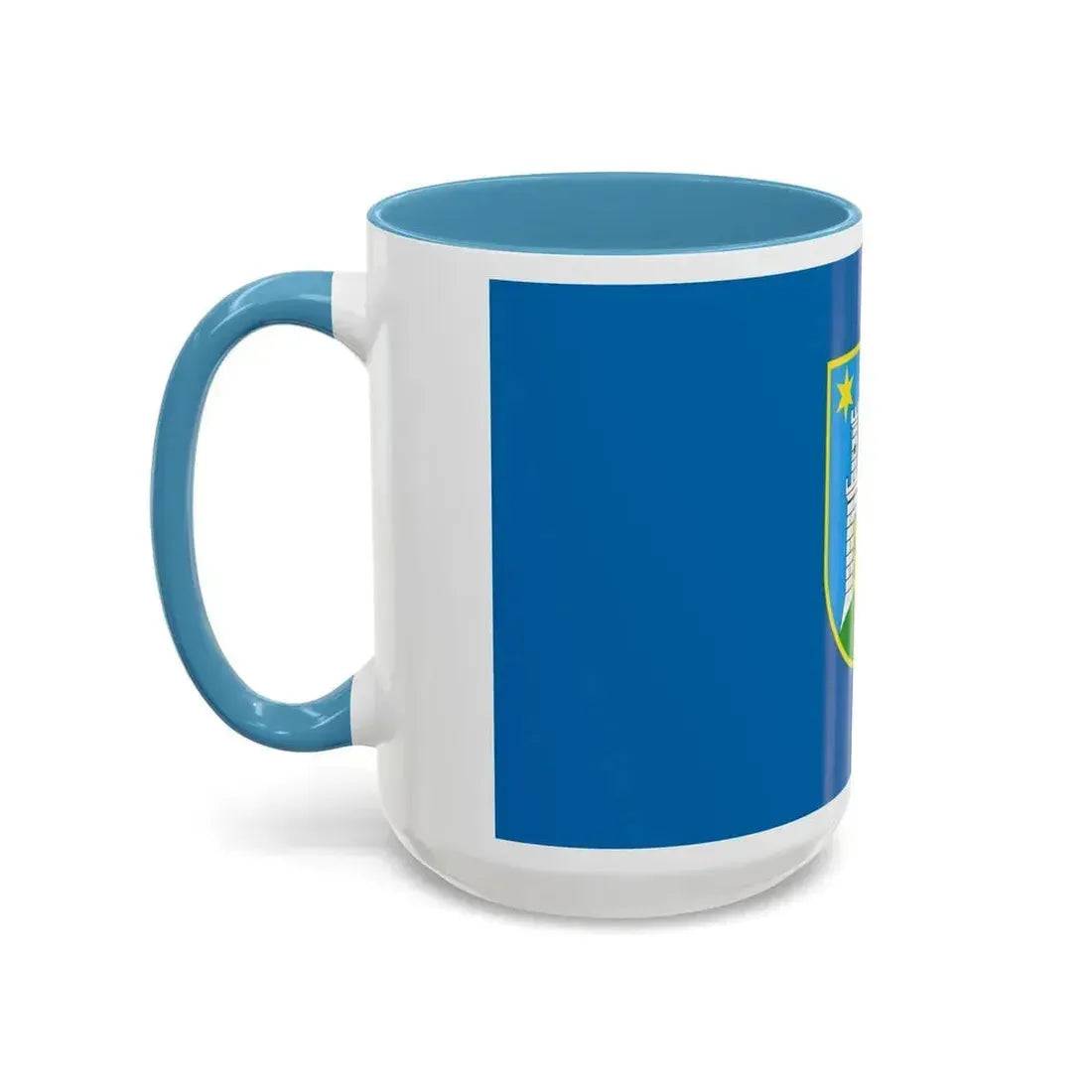 Flag of the City of Zagreb Croatia - Accent Coffee Mug - Go Mug Yourself