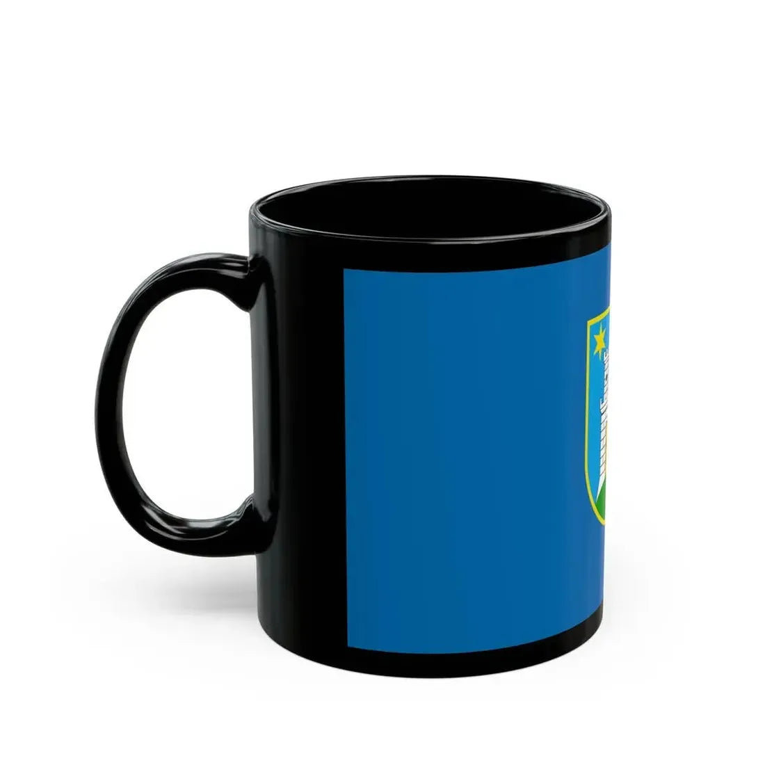 Flag of the City of Zagreb Croatia - Black Coffee Mug - Go Mug Yourself