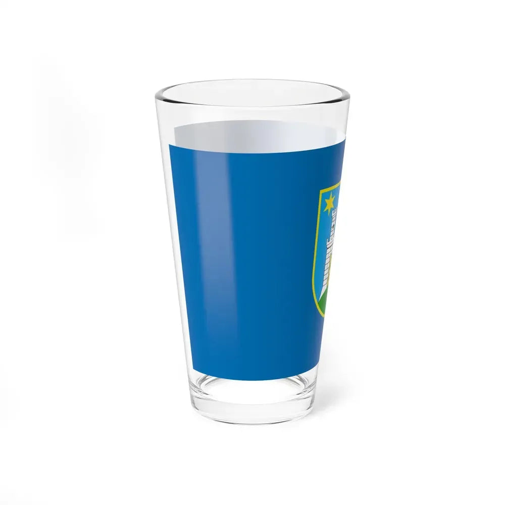 Flag of the City of Zagreb Croatia - Pint Glass 16oz - Go Mug Yourself
