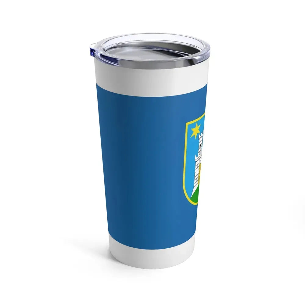 Flag of the City of Zagreb Croatia - Tumbler 20oz - Go Mug Yourself