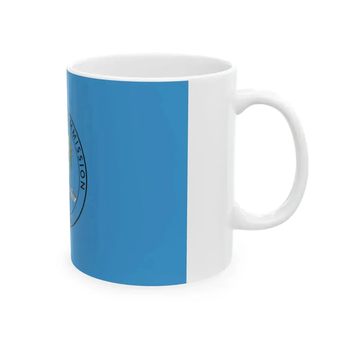 Flag of the Civil Defence Commission Guyana (Guyana) White Coffee Mug - Go Mug Yourself