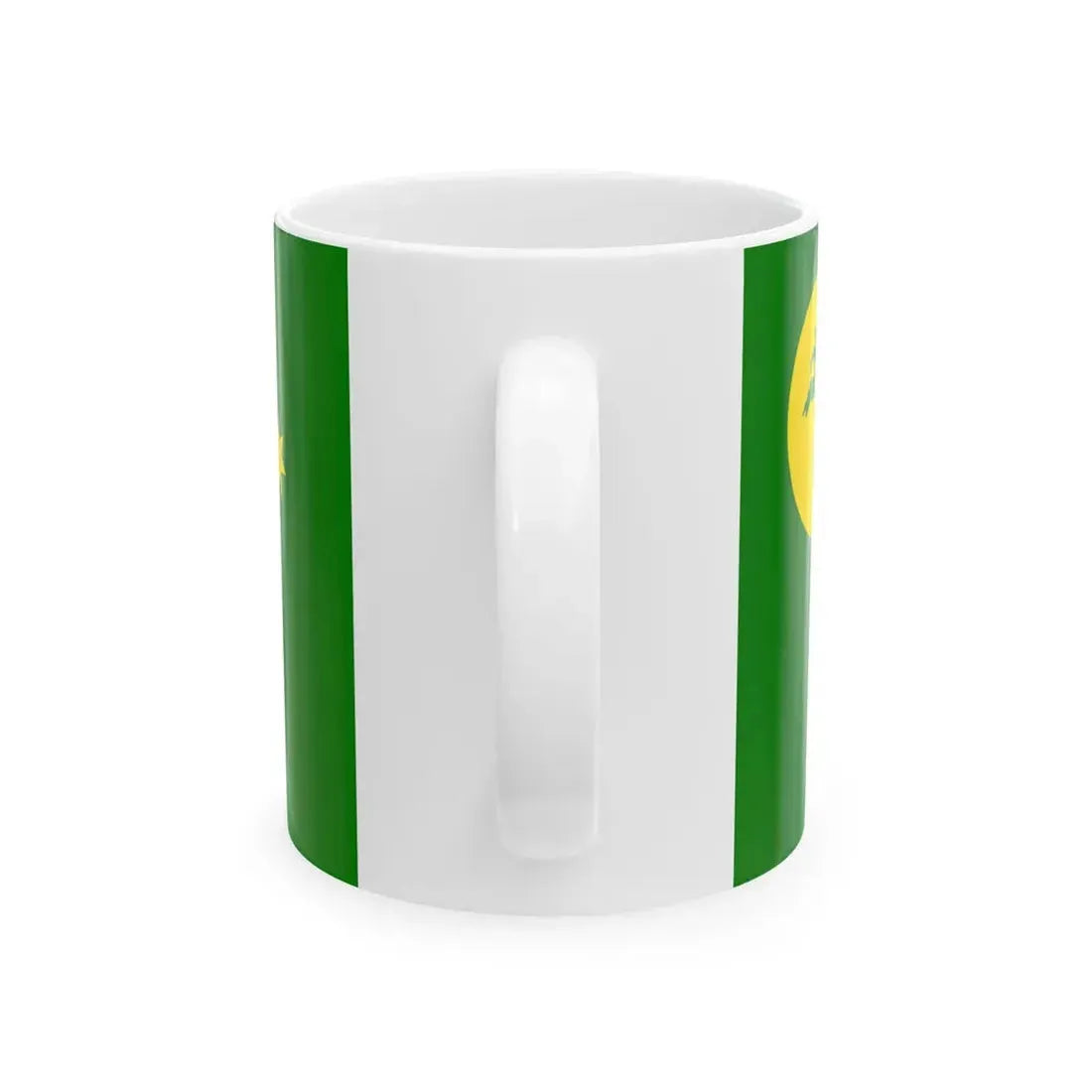 Flag of the Cocos Keeling Islands (Australia) White Coffee Mug - Go Mug Yourself