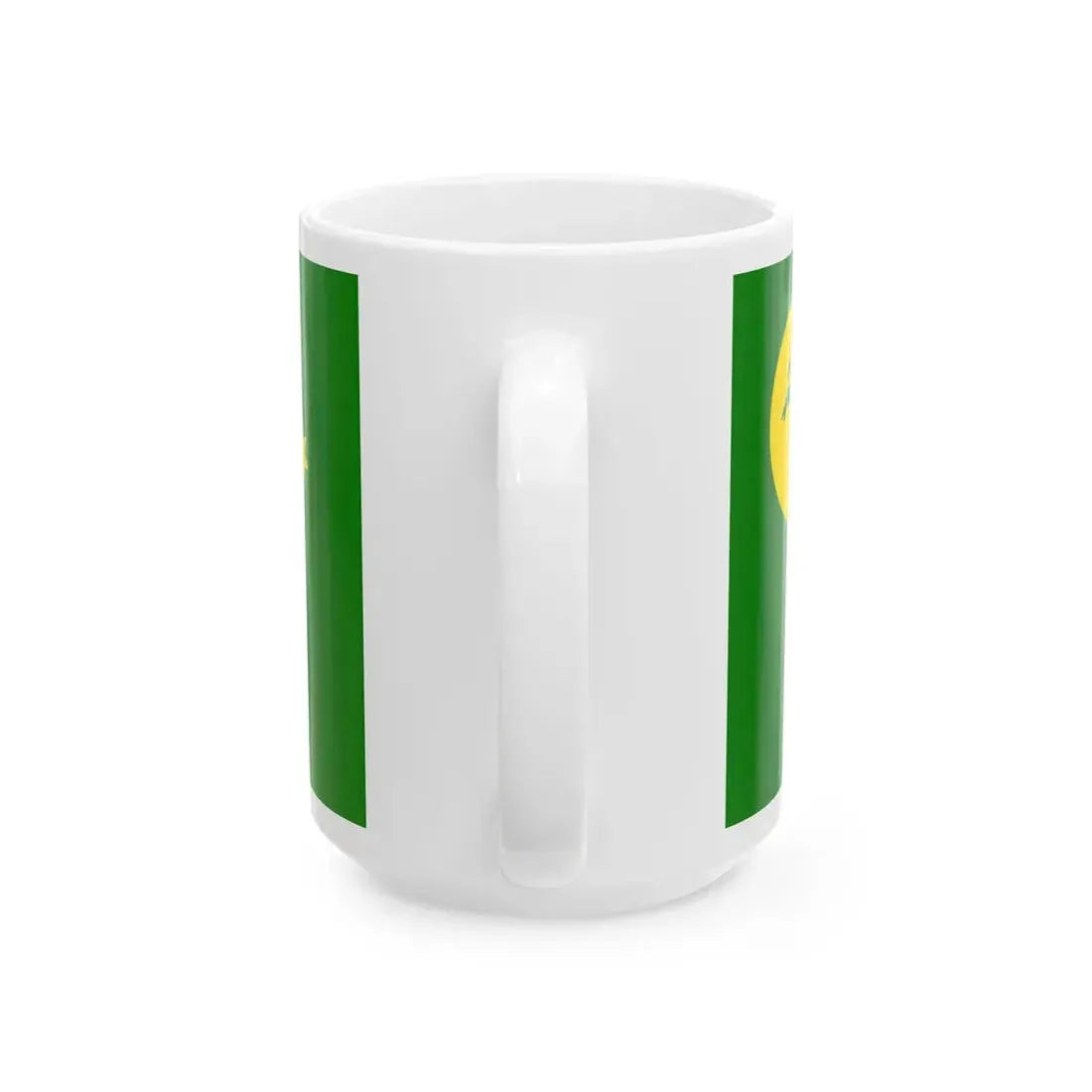 Flag of the Cocos Keeling Islands (Australia) White Coffee Mug - Go Mug Yourself