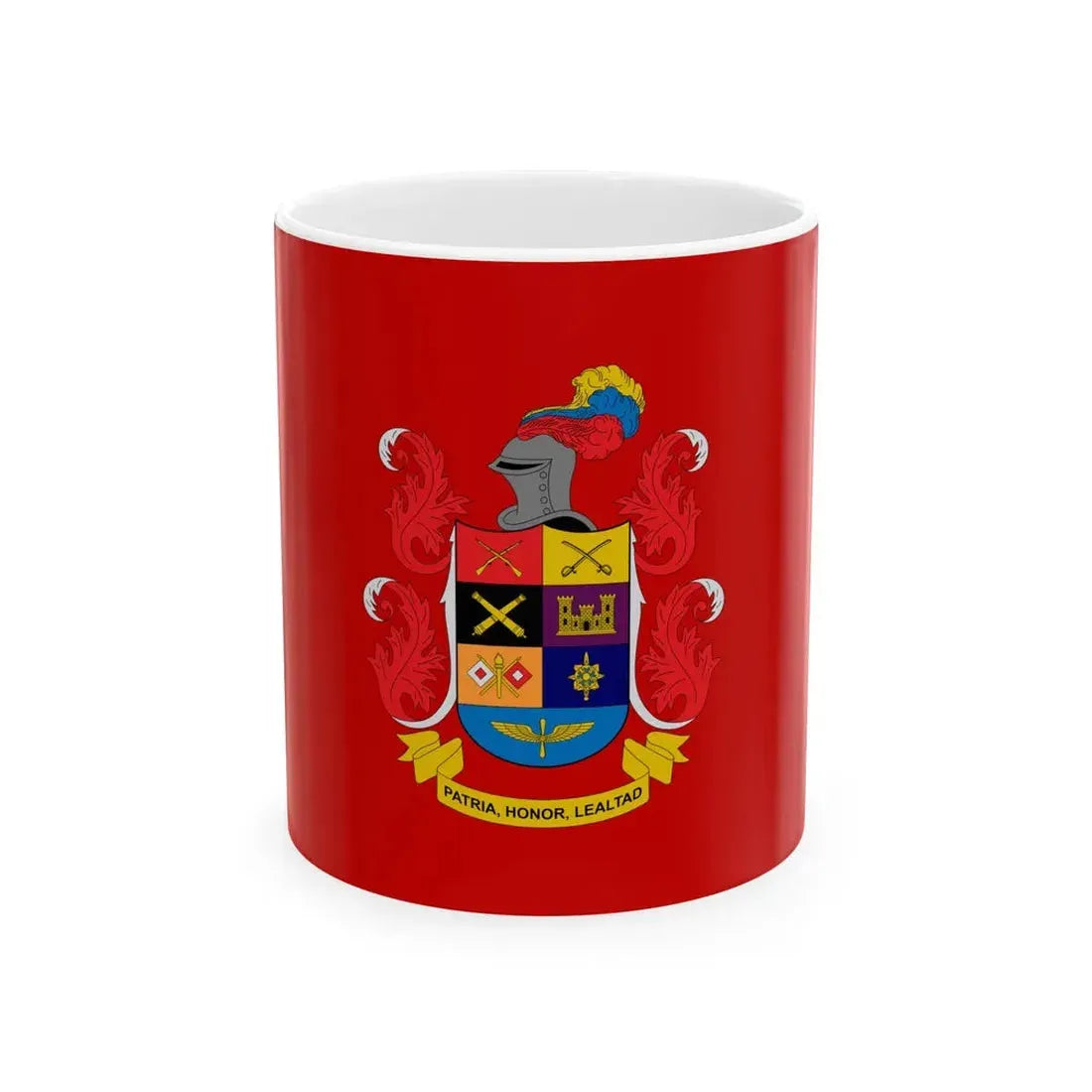 Flag of the Colombian Army (Colombia) White Coffee Mug 11oz - Go Mug Yourself