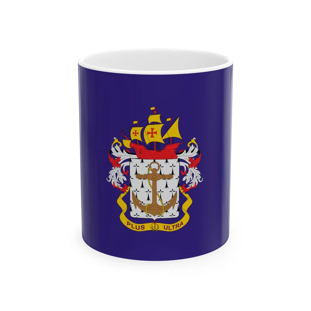 Flag of the Colombian Navy (Colombia) White Coffee Mug 11oz - Go Mug Yourself