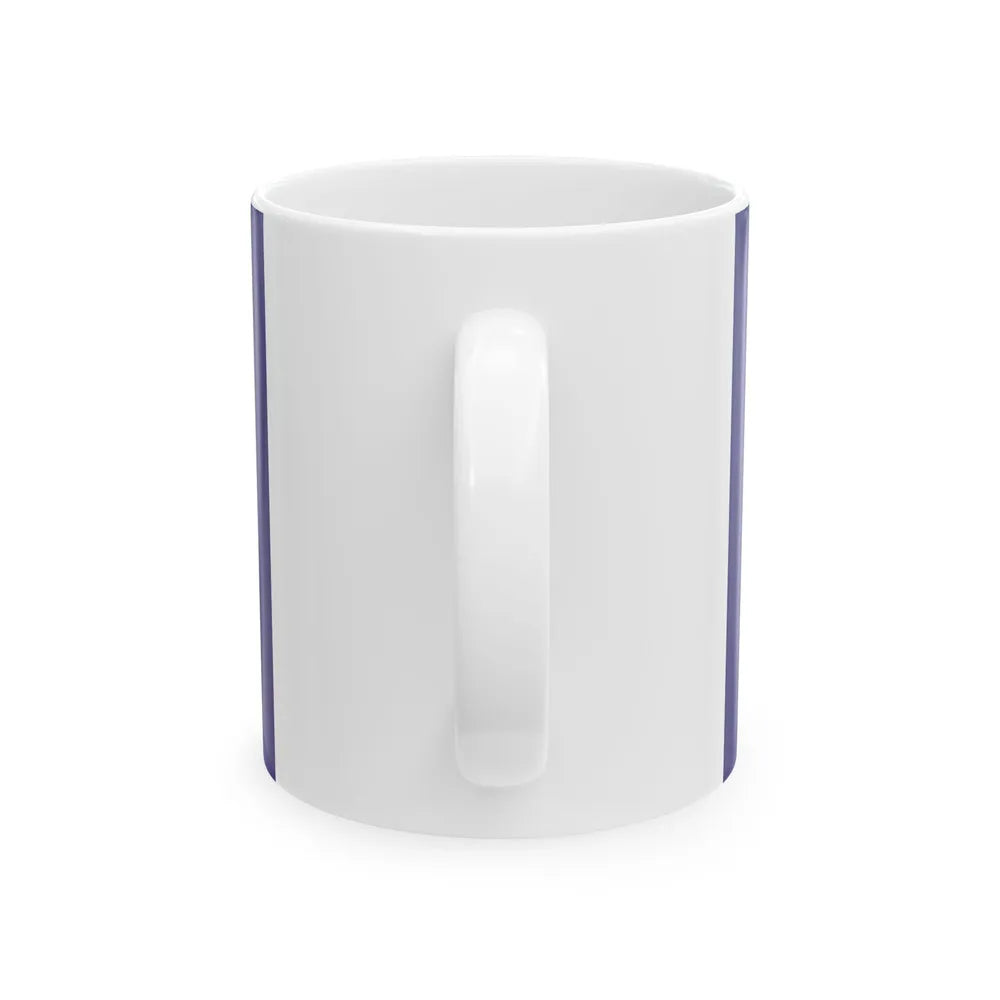 Flag of the Colombian Navy (Colombia) White Coffee Mug - Go Mug Yourself