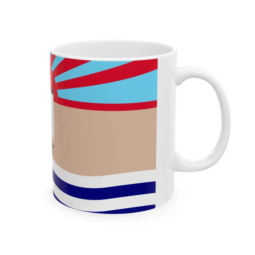 Flag of the Colorado River Indian Tribes (United States) White Coffee Mug - Go Mug Yourself