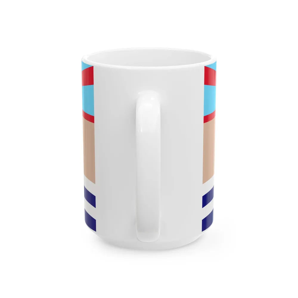 Flag of the Colorado River Indian Tribes (United States) White Coffee Mug - Go Mug Yourself