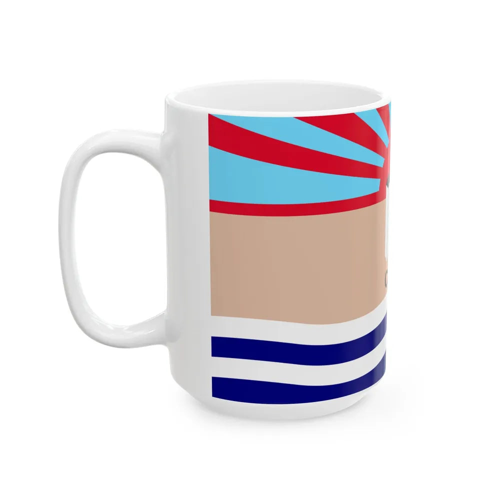 Flag of the Colorado River Indian Tribes (United States) White Coffee Mug - Go Mug Yourself