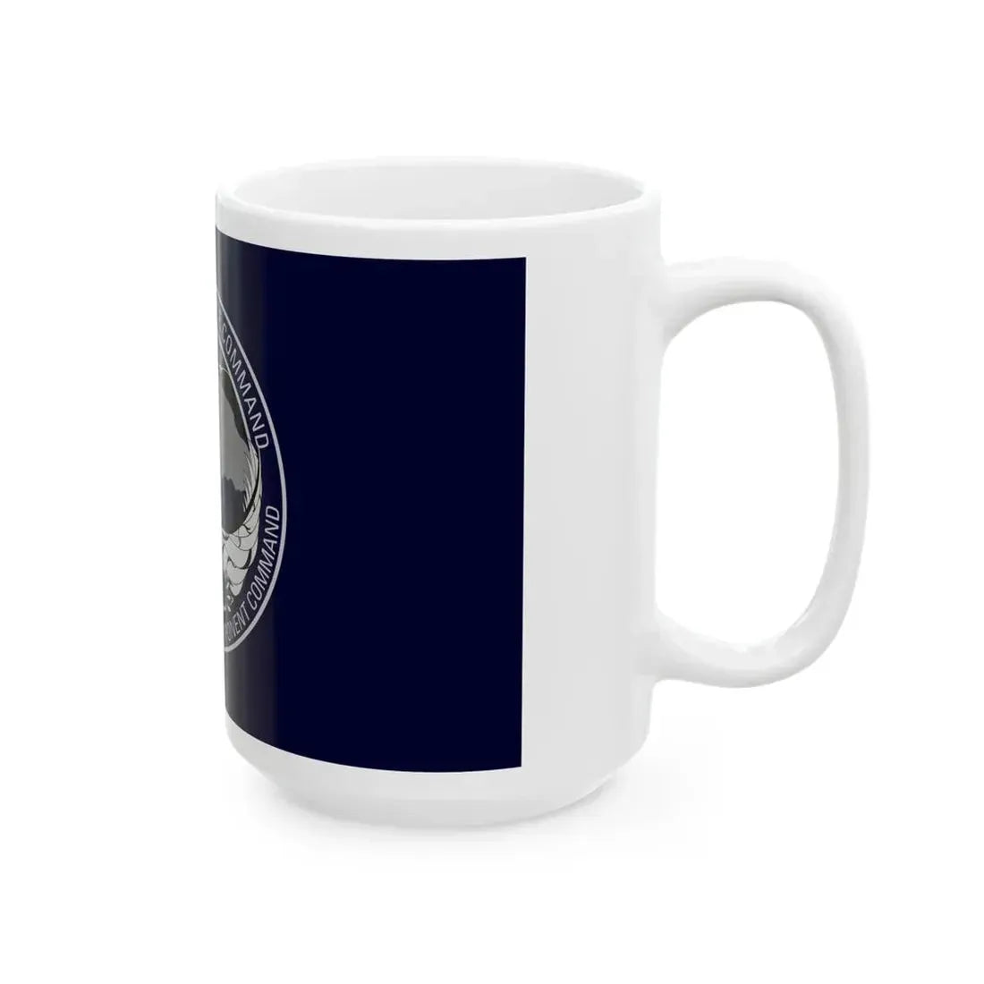 Flag of the Combined Force Space Component Command (United States) White Coffee Mug - Go Mug Yourself